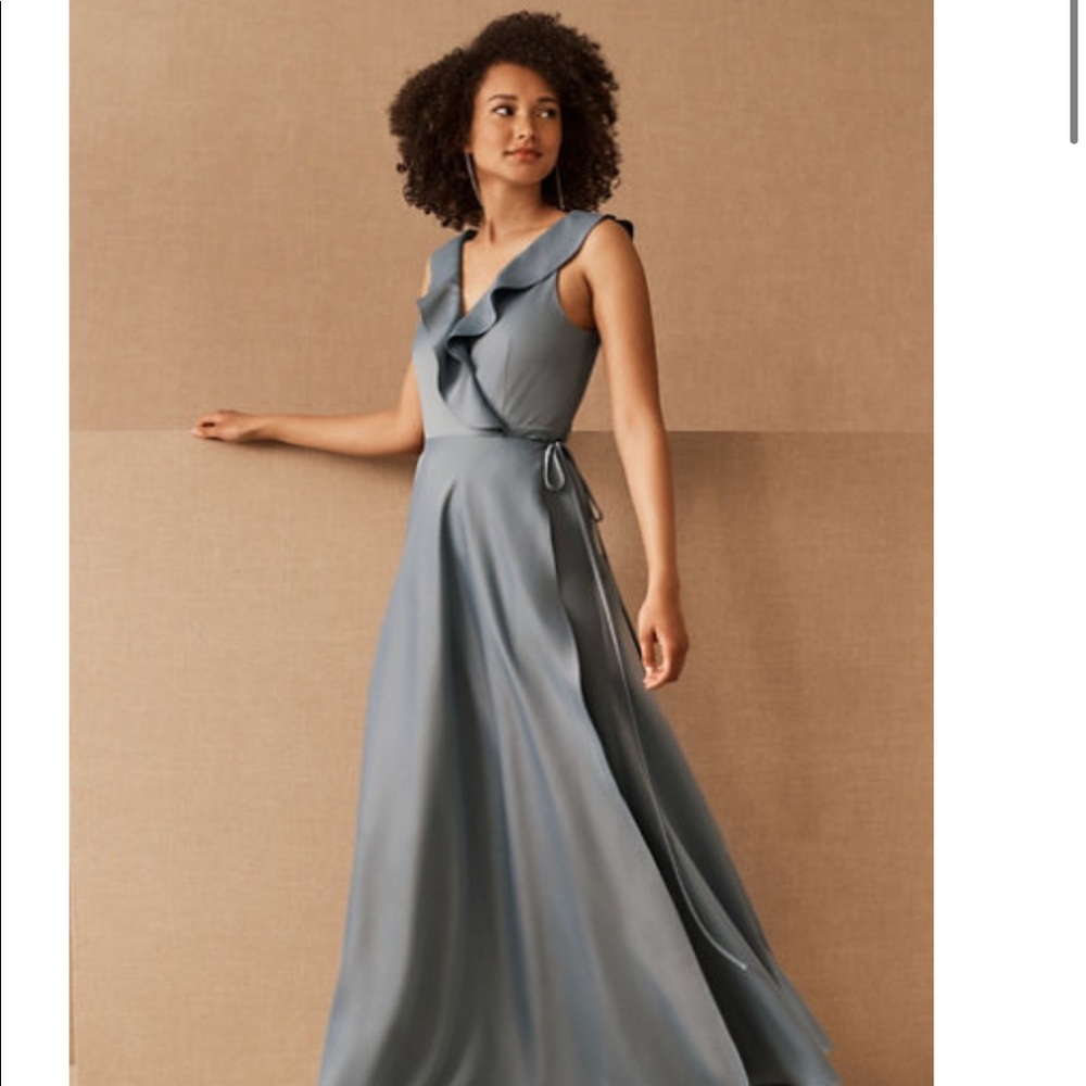 Bridesmaid Dress BHLDN Tansy dusty blue